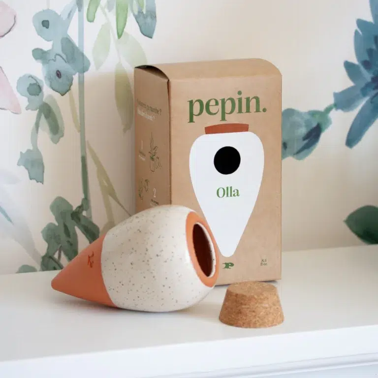 Olla de la marque Pépin grainé blanc beige