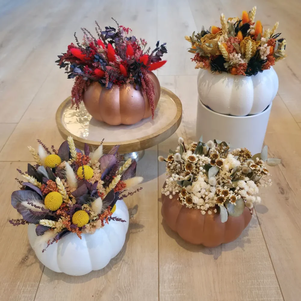 citrouille en fleurs séchées artisanale